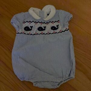 Janie and jack whale smocked bubble